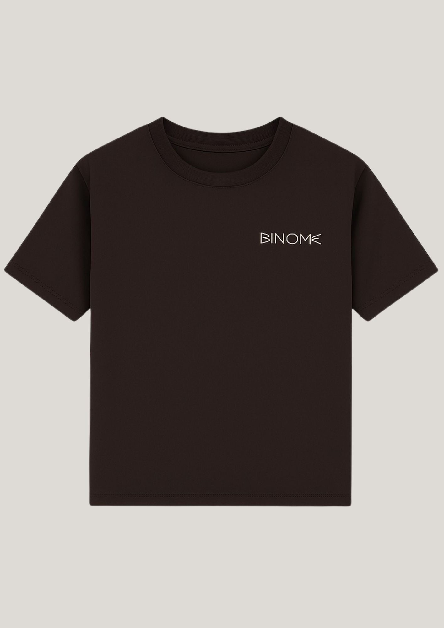 Choco Brown – T-shirt - "Capsule Binome" "Capsule Binome" Choco Brown – T-shirt