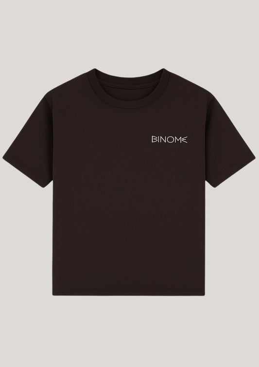 Choco Brown – T-shirt - "Capsule Binome" "Capsule Binome" Choco Brown – T-shirt